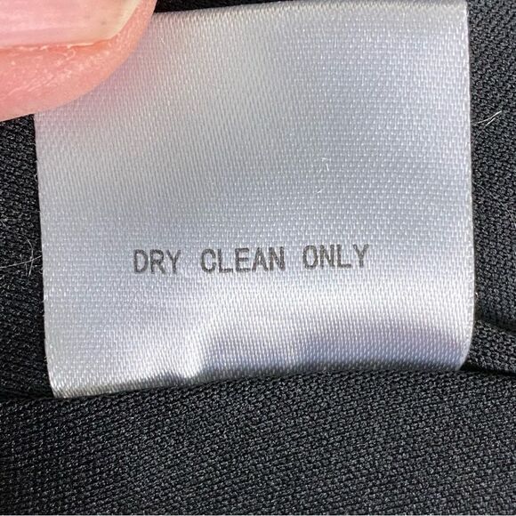 Birdy Grey Ash Maxi Dress Sz L Black Cowl Neck Crepe Bridesmaid Formal Goth - Picture 10 of 11